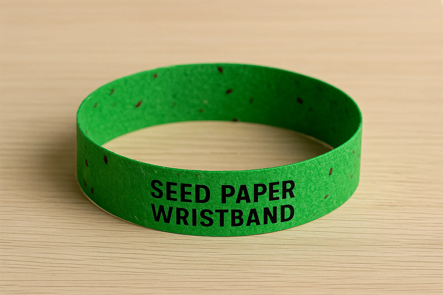Biodegradable Seed Paper Wristbands