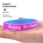 Segmented Silicone Wristbands example 3