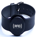 Adjustable silicone RFID wristbands