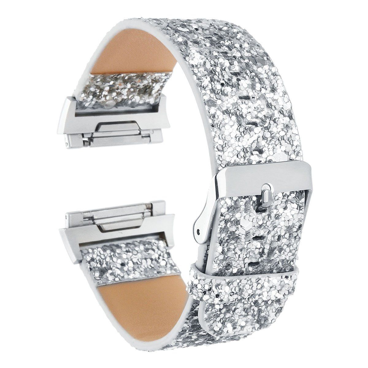 Silver Glitter Wristbands example 3