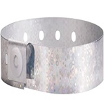 Silver Glitter Wristbands
