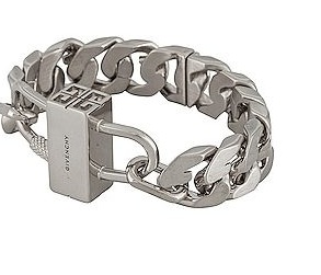 Steel interlock pattern bracelet example 2