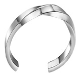 Steel open bracelet