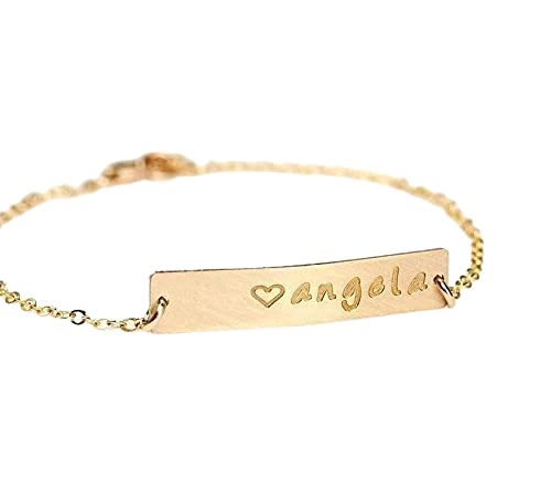 Typographic design bracelet example 3