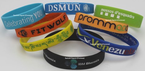 Ultra Violet Silicone Wristbands example 1
