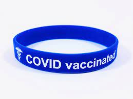 Vaccination proof wristbands example 1