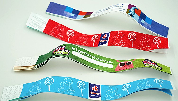 Vinyl Dura-Band Wristbands example 1