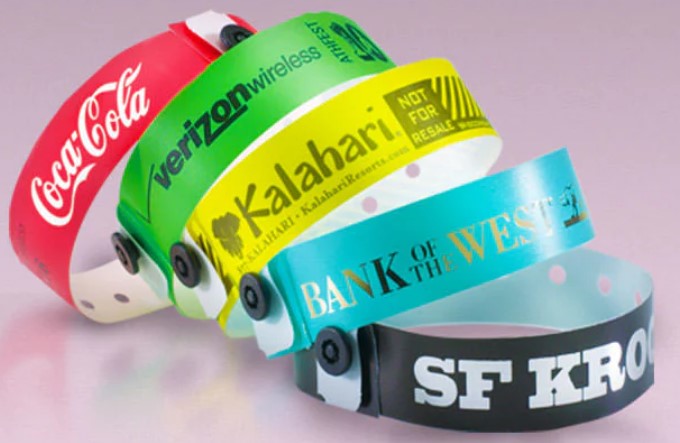 Vinyl Wristbands example 1