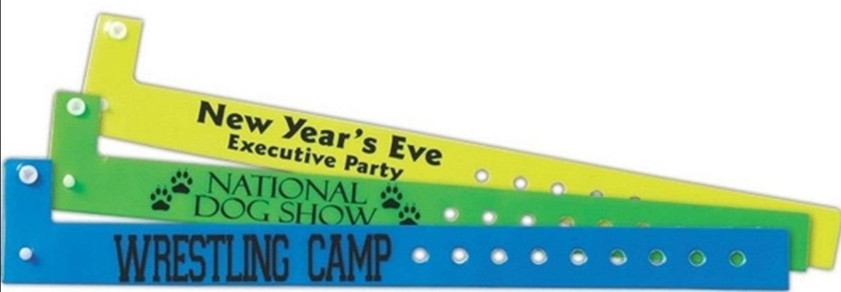 Vinyl Wristbands example 2