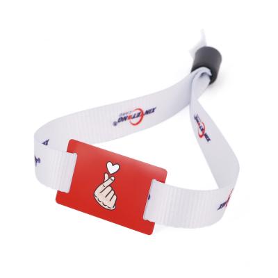 Woven fabric RFID wristbands example 3