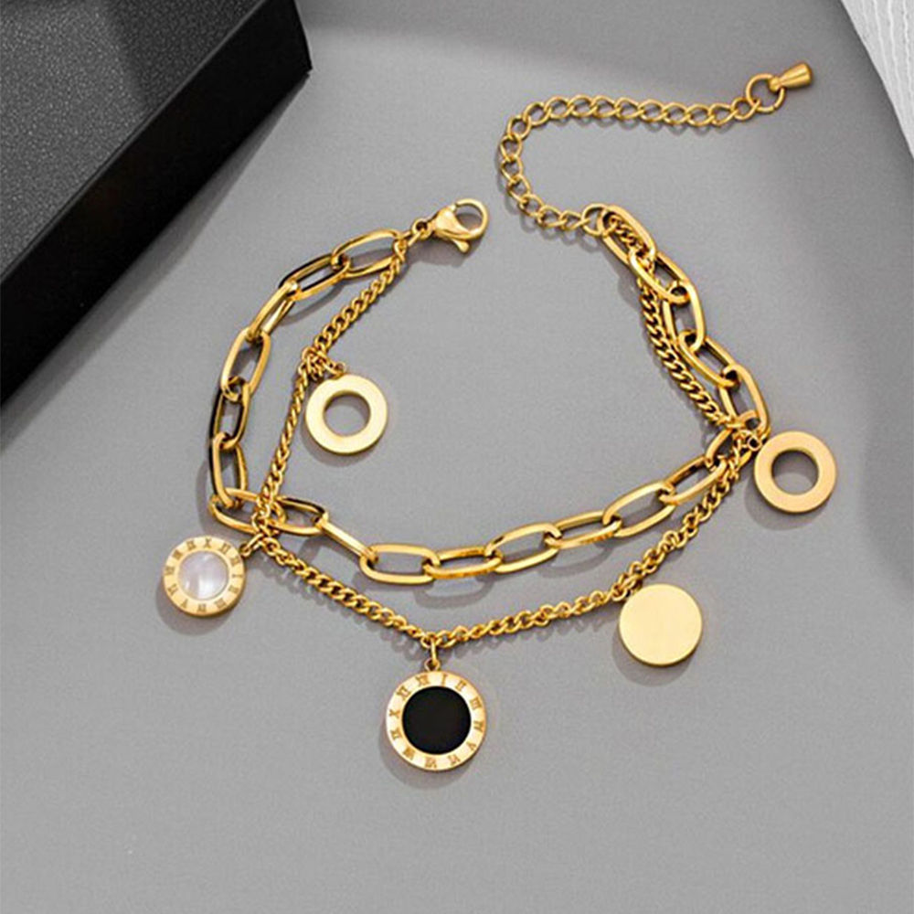 Yellow chimes bracelet example 1